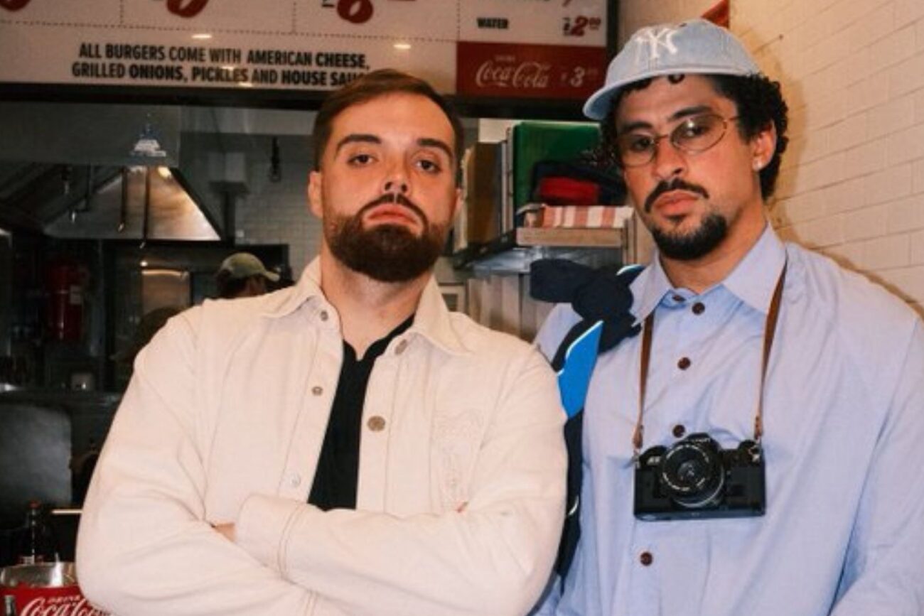 Ibai Llanos junto a Bad Bunny en una colaboración.
