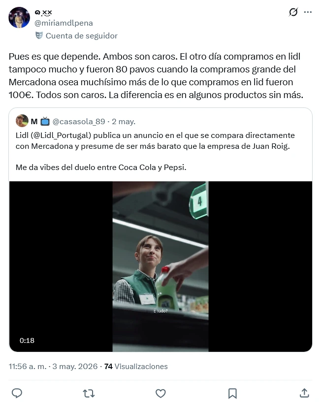 Calidad mala de Lidl